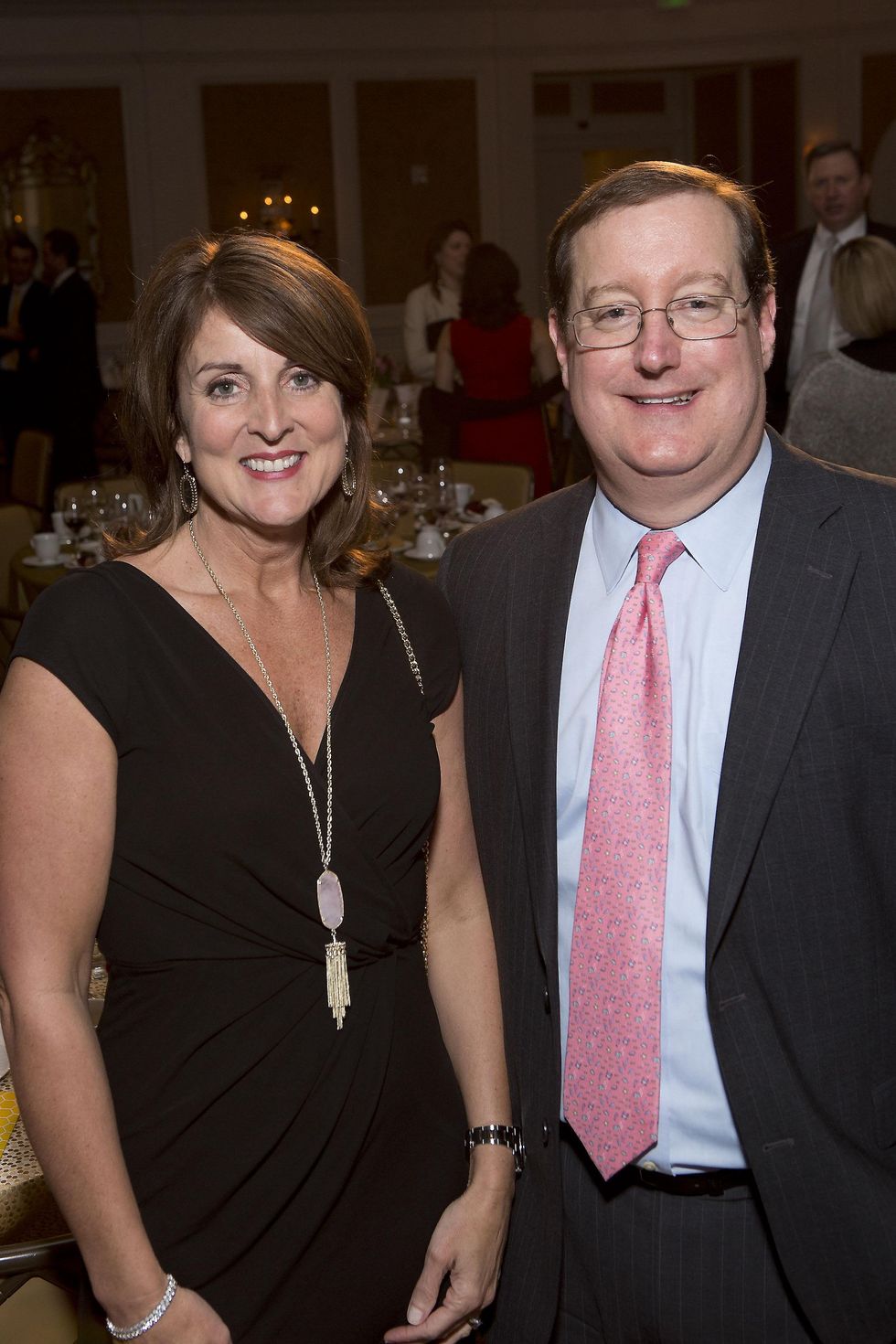 872 Amber Wootton and William Griffin at the Great Grown-Up Spelling Bee January 2015