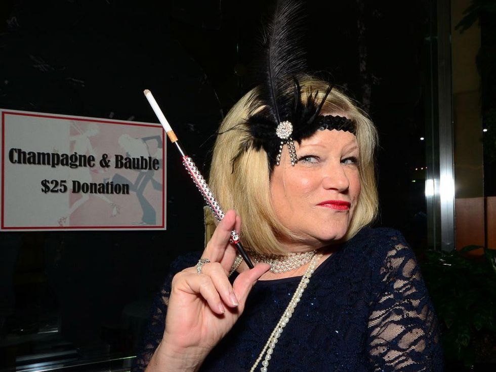 89 Pattie Huey at the Fellas and Flappers Sunshine Kids event October 2013