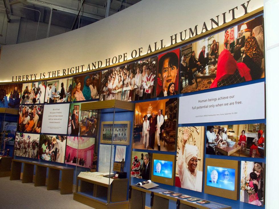 9 11 exhibit at George W. Bush Presidential Center in Dallas