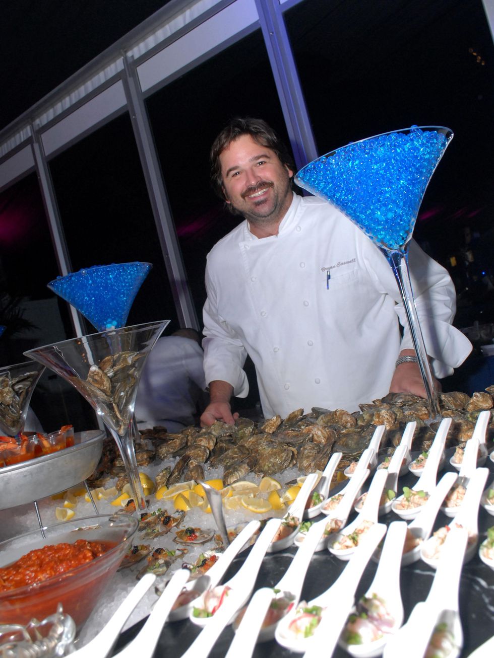 9 4082 chef Bryan Caswell of Reef at Club Berlin Baker Institute party November 2013
