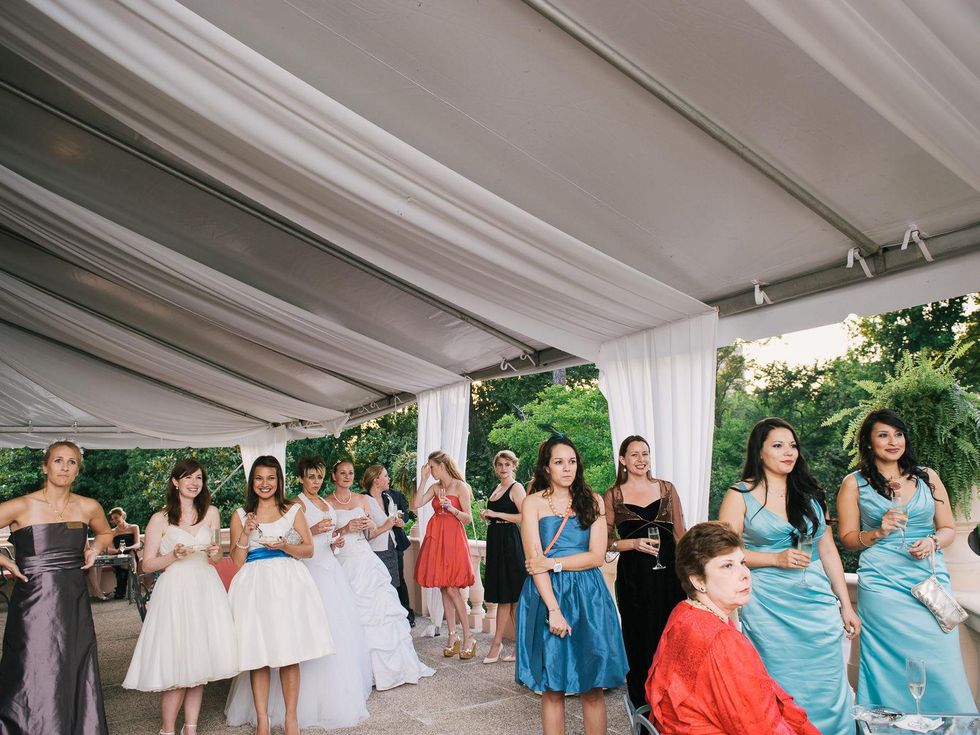 9 Always a Bridesmaid party at Rienzi May 2013 crowd venue