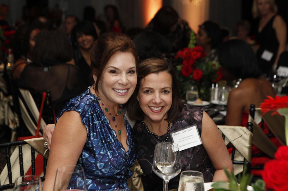 9 Cherie Flores, left and Dr. Nancy Perrier at the Health Museum Gala September 2014