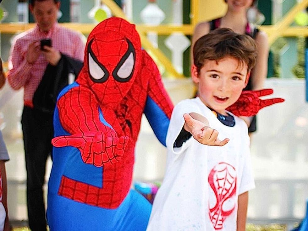 9 Children's Museum with Spiderman Appearance and Silly String Showdown August 2014