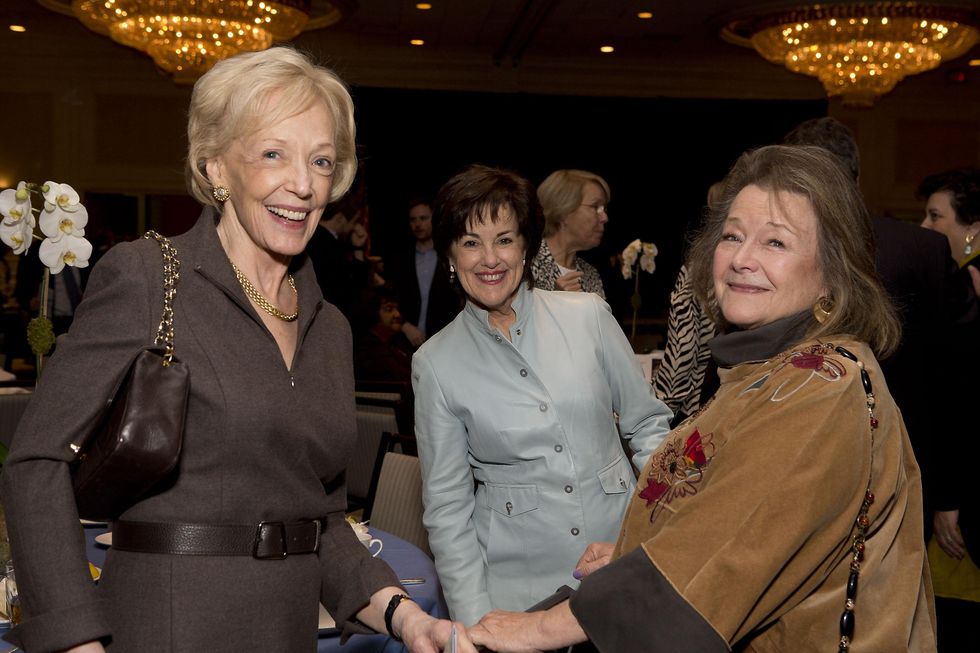 9 Cinda Mathews, from left, Chris Athon and Gail Hendryx at Bo's Place luncheon February 2015