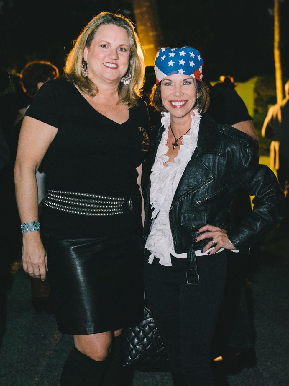 9 Diane Cervenka, left, and Roseanne Rodgers at the Bayou Preservation Association's Born on the Bayou party October 2013