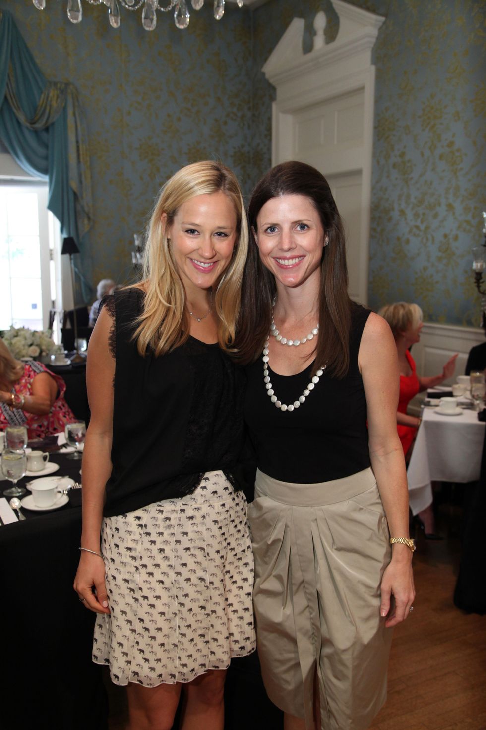 9 Haley Urquhart, left, and Ede Booth at the Junior League Fall Luncheon September 2014