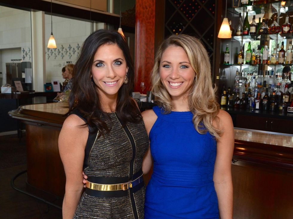 9 Hannah McNair, left, and Bethany Hartland at the Dec My Room luncheon October 2014