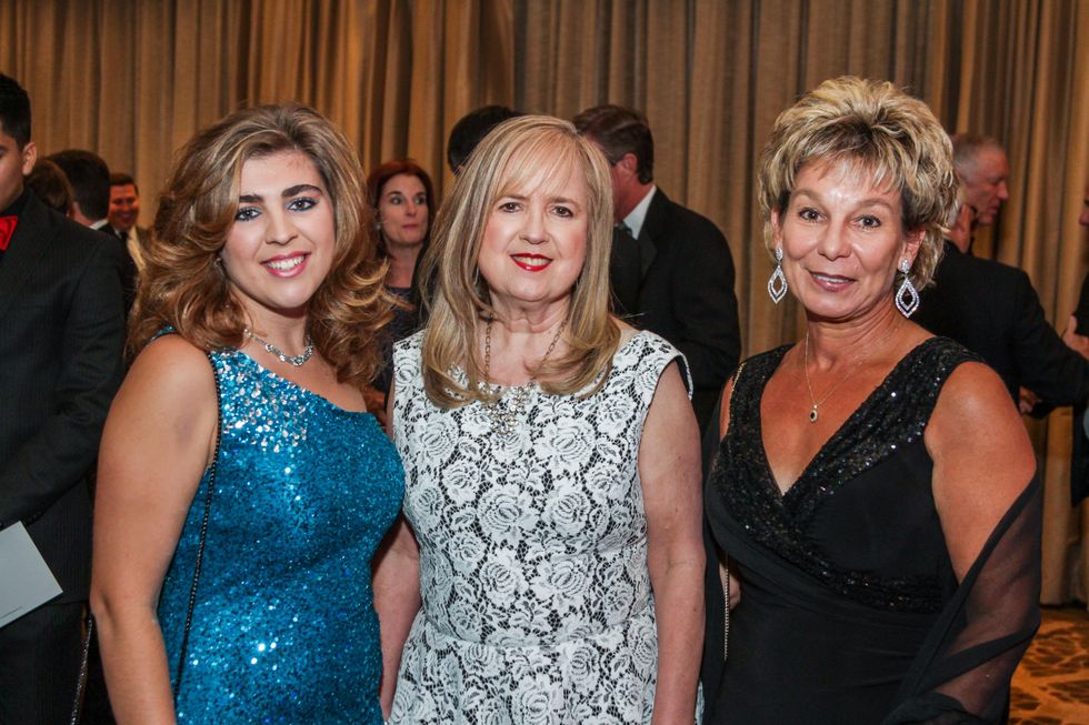 9 Hope Johnson, from left, Madeline Collier and Jean Johnson at the Houston Baptist University Lou Holtz dinner November 2014