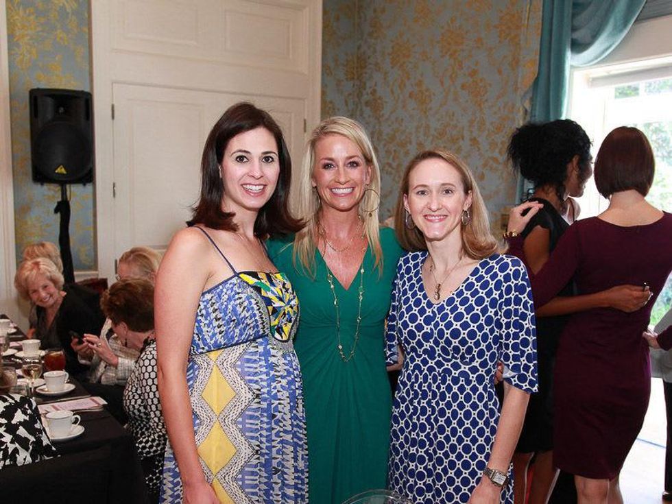 9 Houston Junior League fall luncheon September 2013 Natasha de la Garza, Amy Dunn, Stephanie Magers