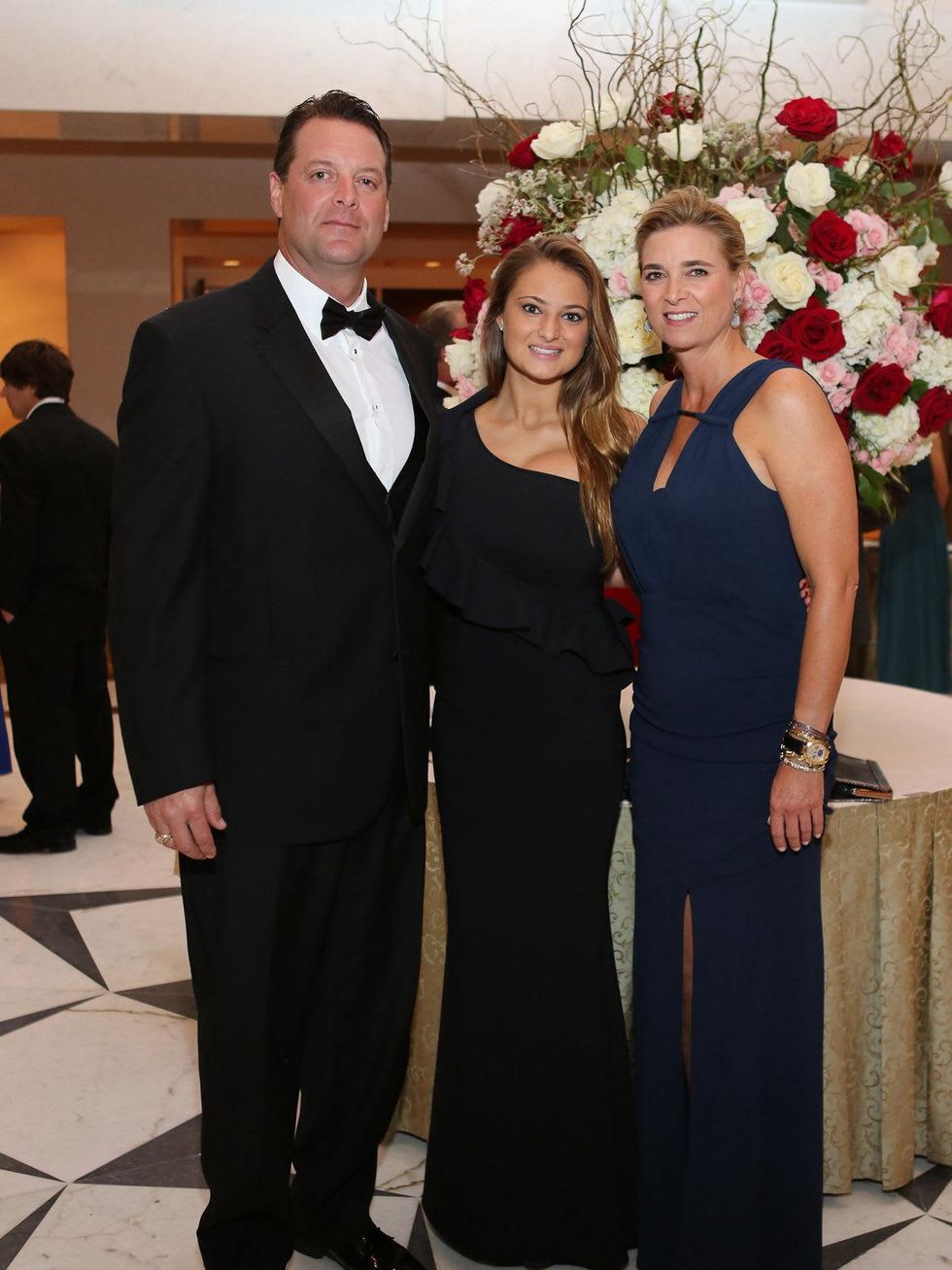 9 Houston Wine & Roses Gala May 2013 Kurt Hahnfeld, Madeline Hahnfeld, Mary Elizabeth Hanhfeld