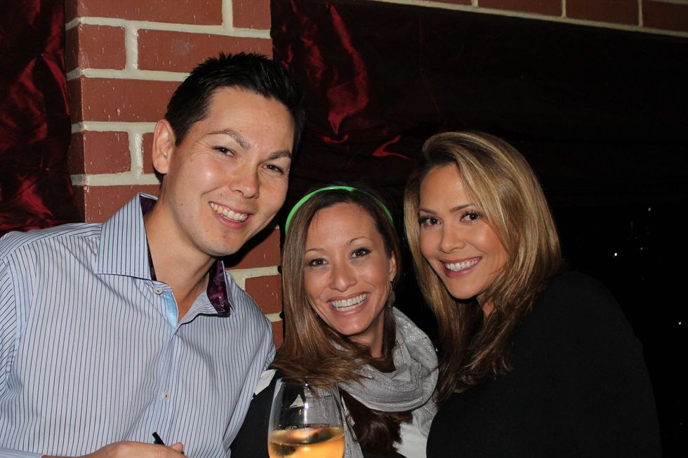 9 Howard Herring, from left, Lynn Clarke and Karyn Enriquez at the Eleven XI party November 2013