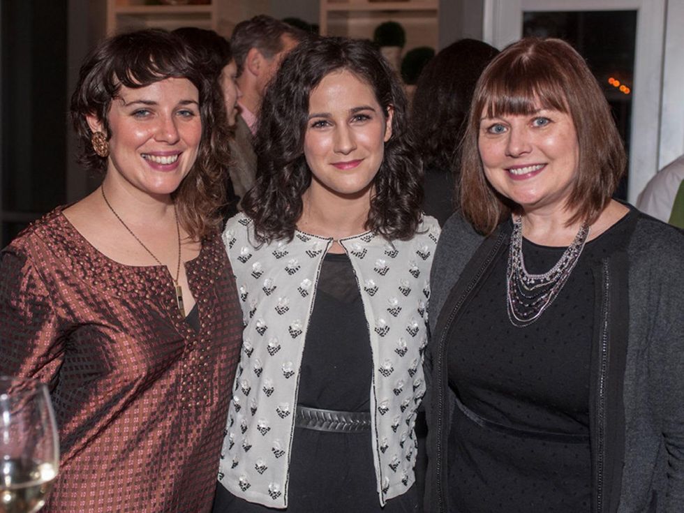 9 Jenni Bowman, from left, Merritt Talbott, Anita Taylor at the Bruce Munro VIP reception at Discovery Green November 2014