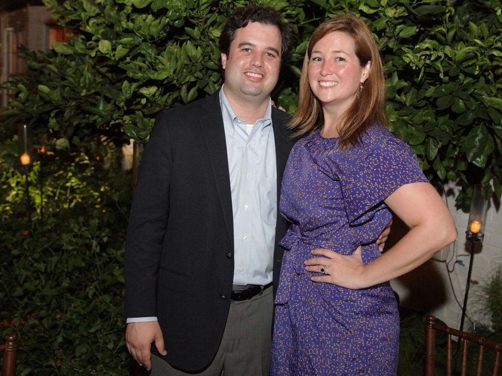 9 Joey and Nicole Romano at the Laurie Anderson Dinner + Mitchell Artist Lecture September 2014