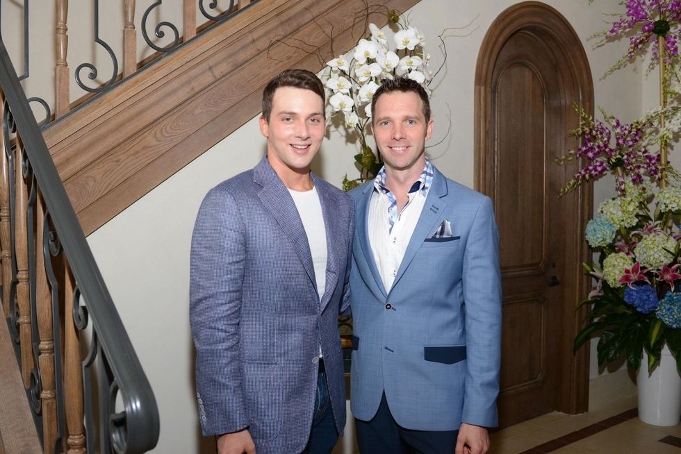 9 Jonathan Blake, left, and Cody Soutar at the Recipe for Success Open Kitchens kick-off June 2014