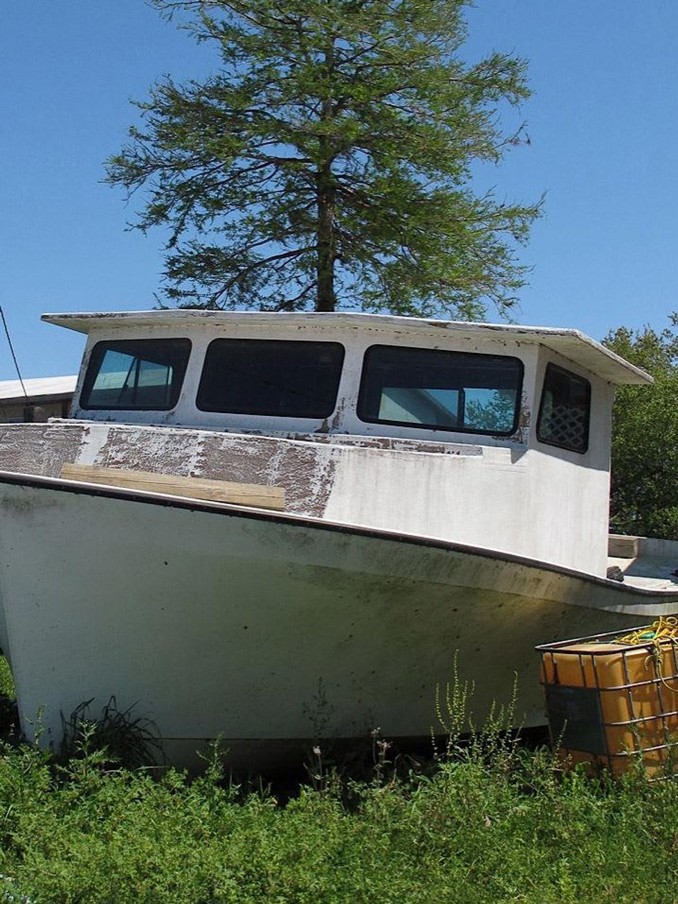 9 Katie Louisiana Revisited part 3 April 2013 Skiff boat