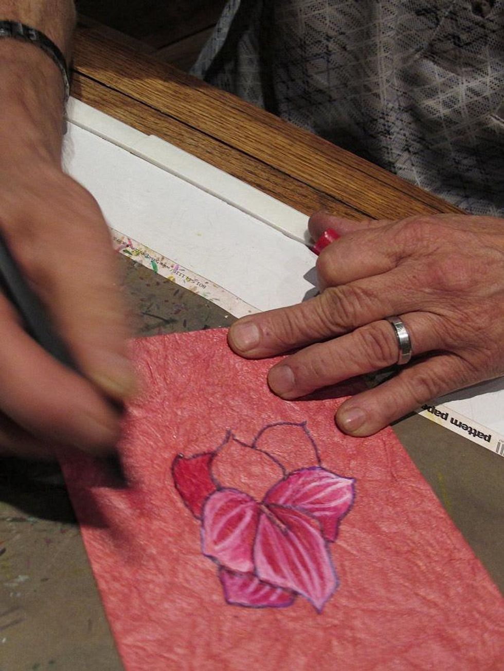 9, Katie Oxford, Stephen Humble, February 2013, Stephen at work