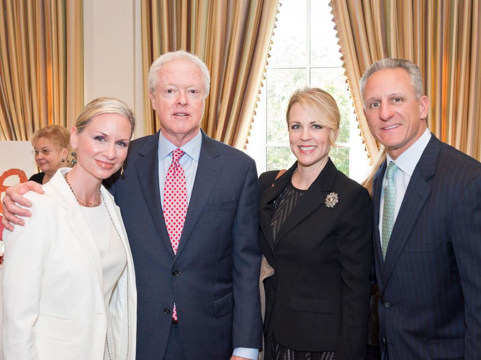 9 Kristi Ison, from left, Charlie Chambers, Tehren Webb and Stuart Ison at the Aphasia Recovery Center luncheon March 2014