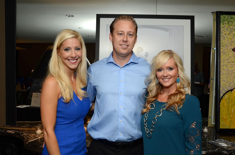 9 Laurie Schaub, left, with Chad Geni Gonsoulin at the inaugural Blue Cure luncheon and lecture