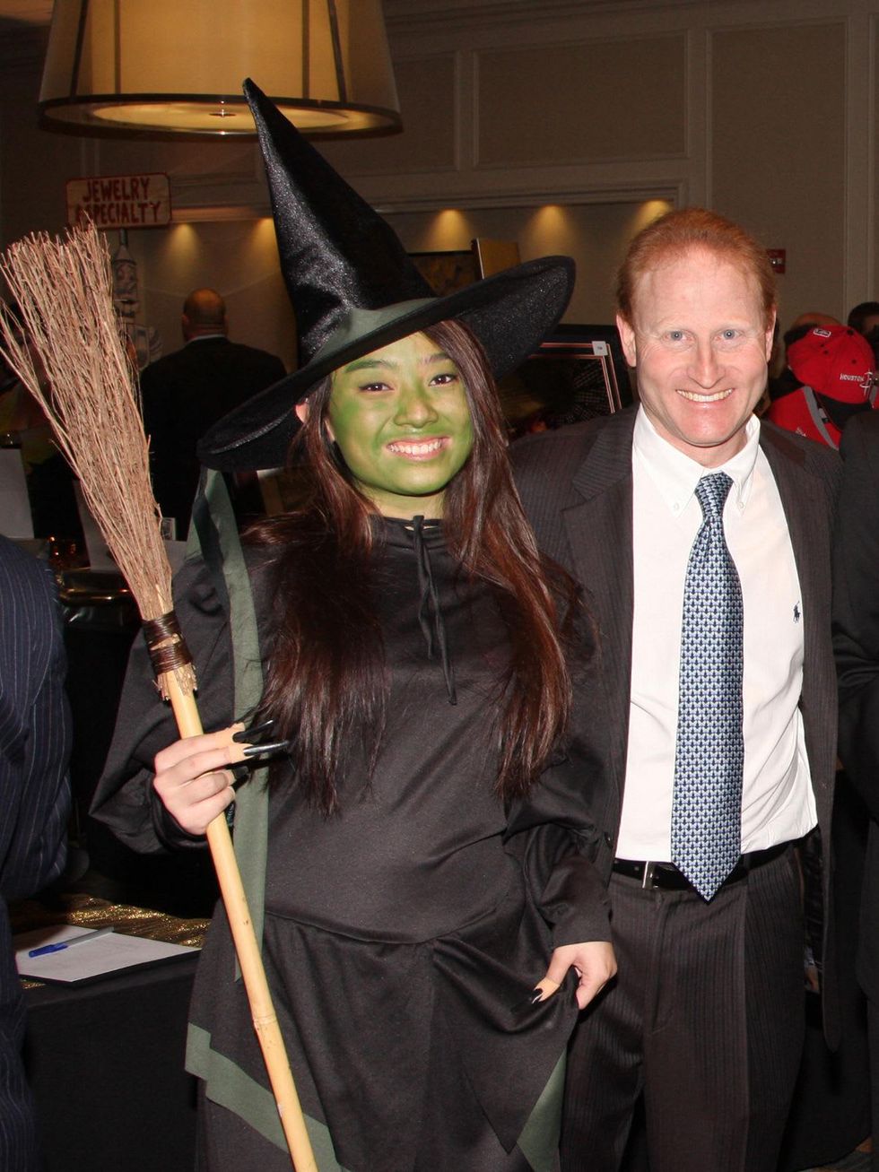 9 Linda Pham as The Wicked Witch and David Stein at the Seven Acres Gala February 2014