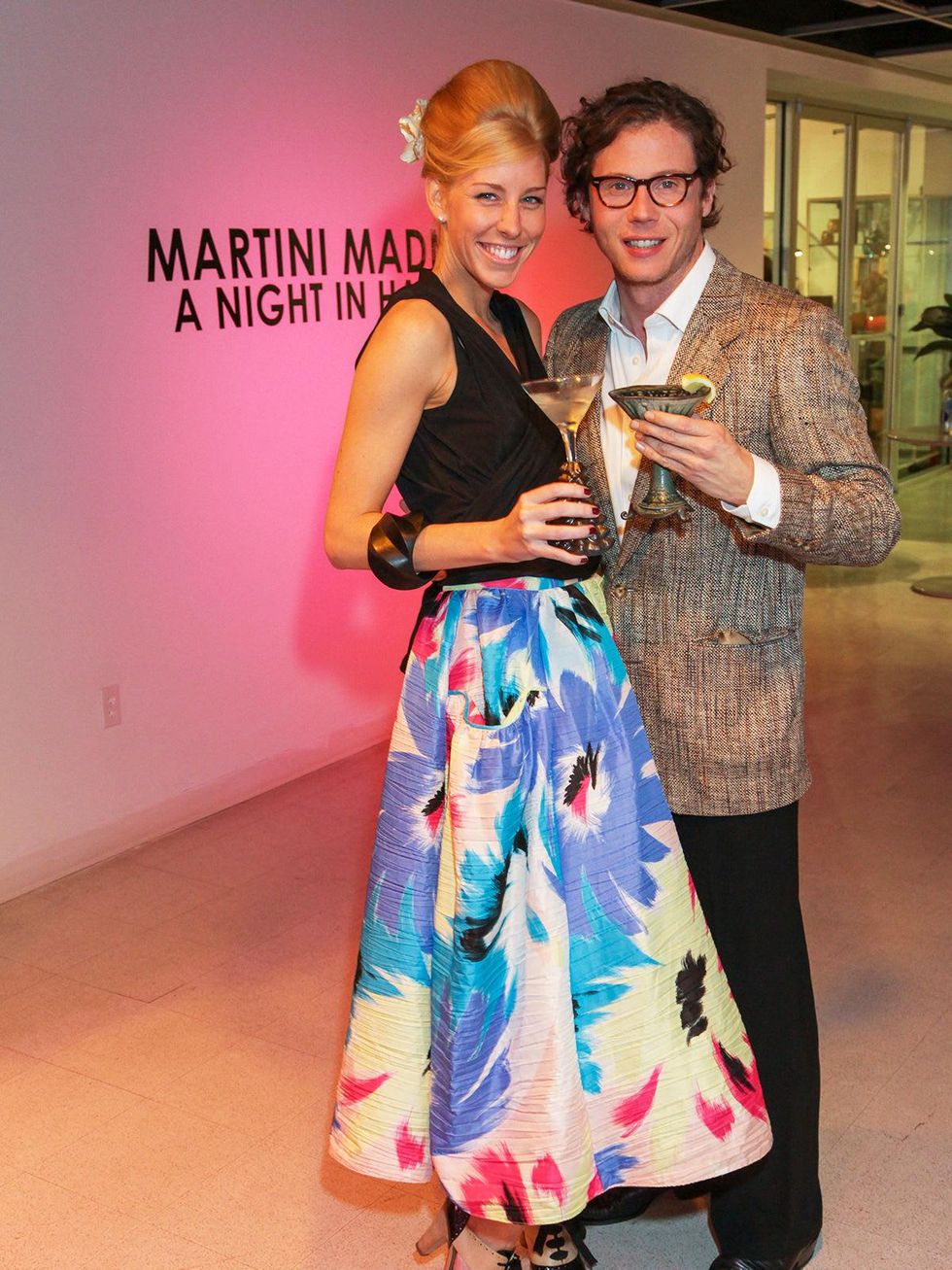 9 Lindsey George and Will Walsh at Martini Madness February 2014
