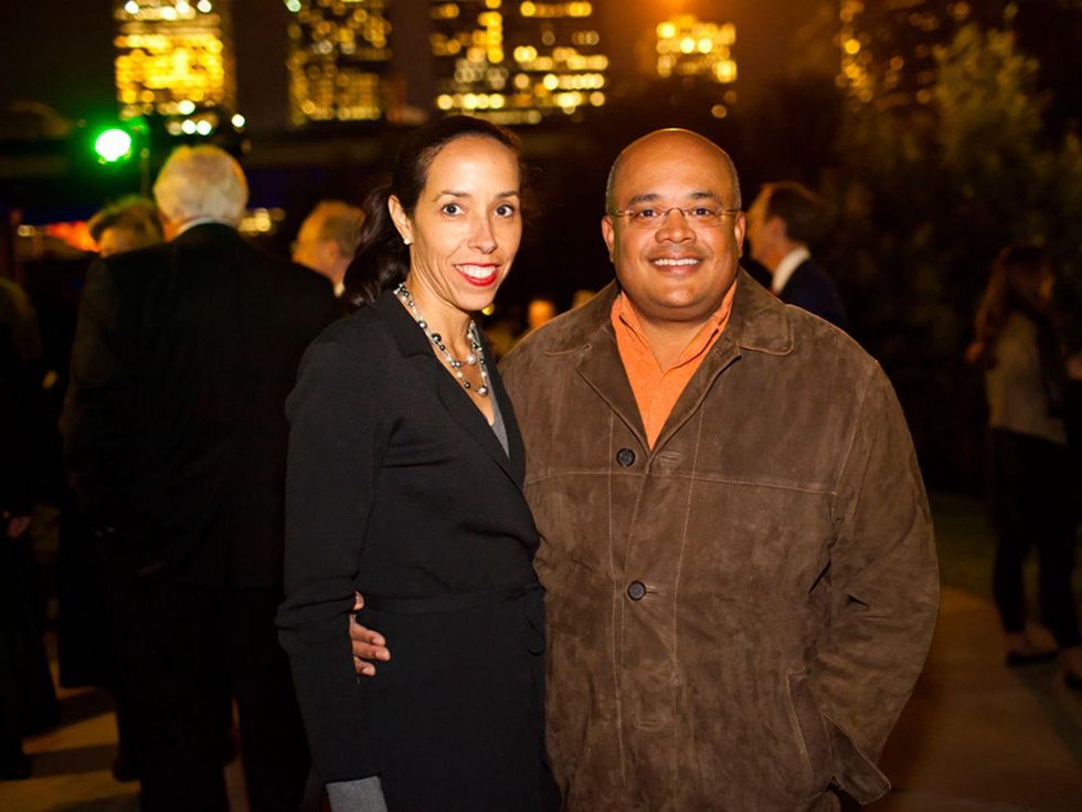 9 Lisa and Barron Wallace at the Buffalo Bayou Partnership's Green and Growing Gala November 2013