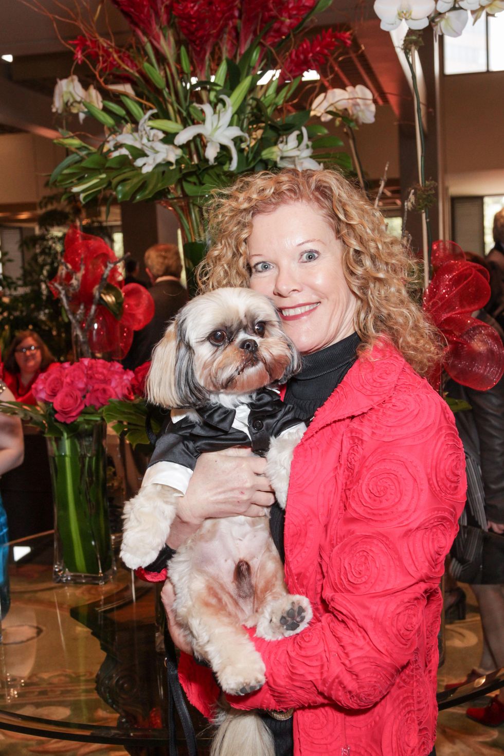 9 M.A. Shute with Bimmer at the Best Friends Brunch benefiting aniMeals on Wheels February 2015