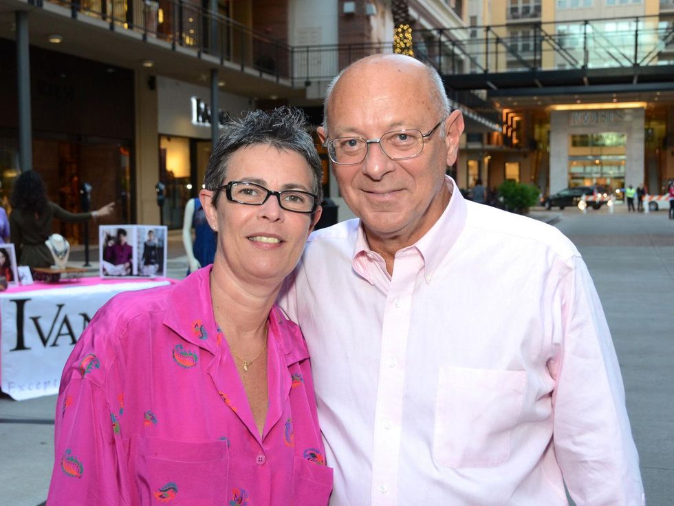 9 Mabel and Jim Sanders at the West Ave Turns Pink party October 2013