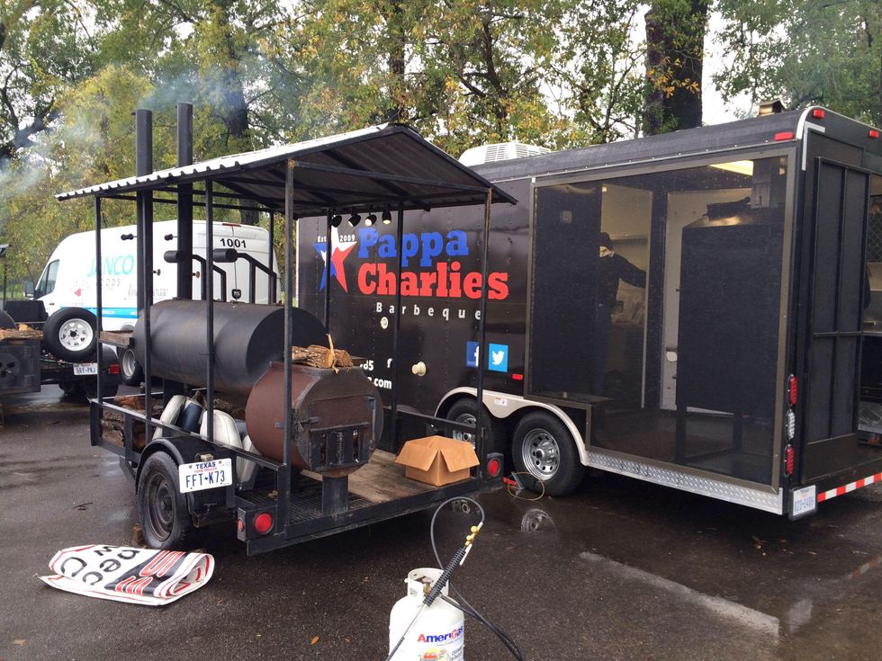 9 Q for a Cause November 2013 Charlie's barbecue truck
