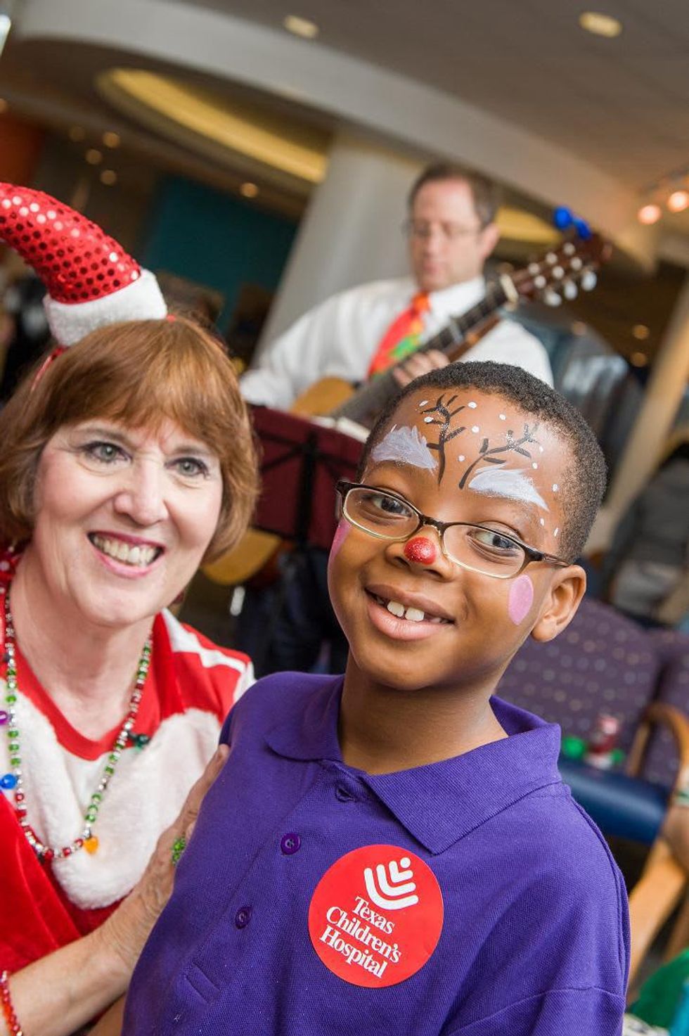9 Santa at Texas Children's Hospital December 2013