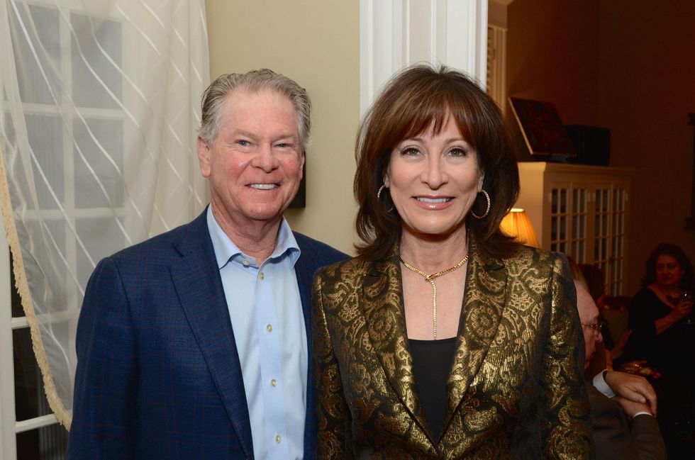 9 Steve Lasher and Janiece Longoria at Cindy Clifford's birthday bash November 2014