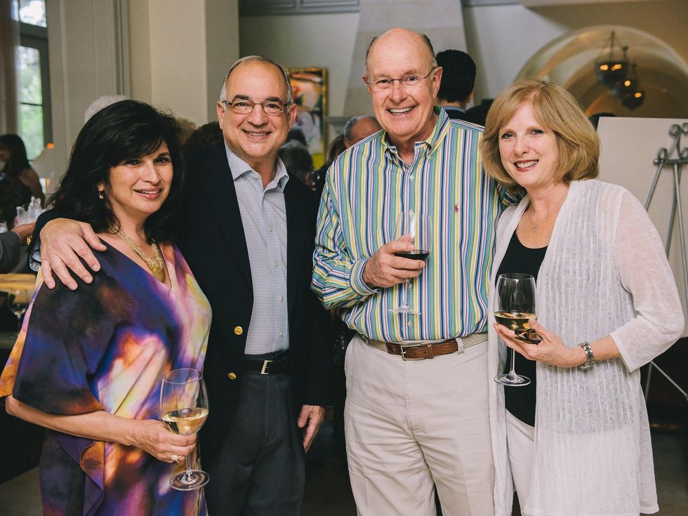 9 Steve Tyrell CD launch party June 2013 Phyllis Mandola and Tony Mandola, Terry Simon and Debbie Simon