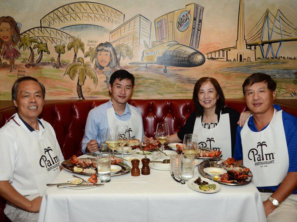 9 The Palm Houston grand re-opening July 2013 Fu Nig, Arron Chen, Sherry Chen, Johnny Chen