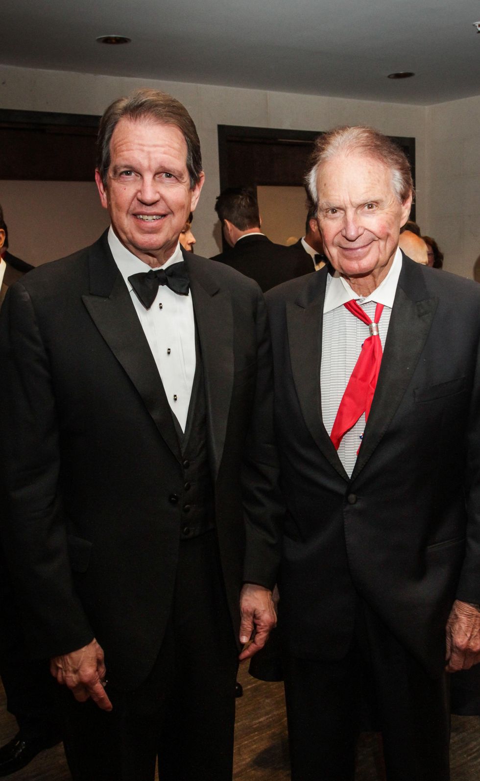 9 Welcome Wilson Jr., left, and Welcome Wilson Sr. at the UH Downtown 40th anniversary gala January 2015