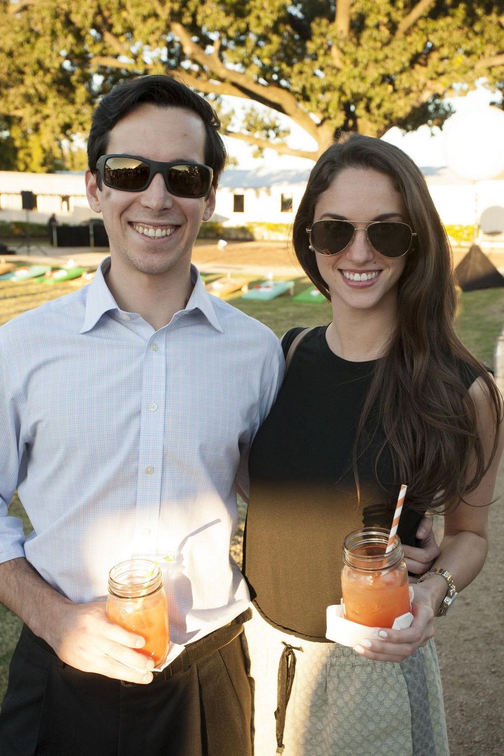 9 William Farley and Kimmy Speciale at the Toss for Texas Children's Hospital October 2014