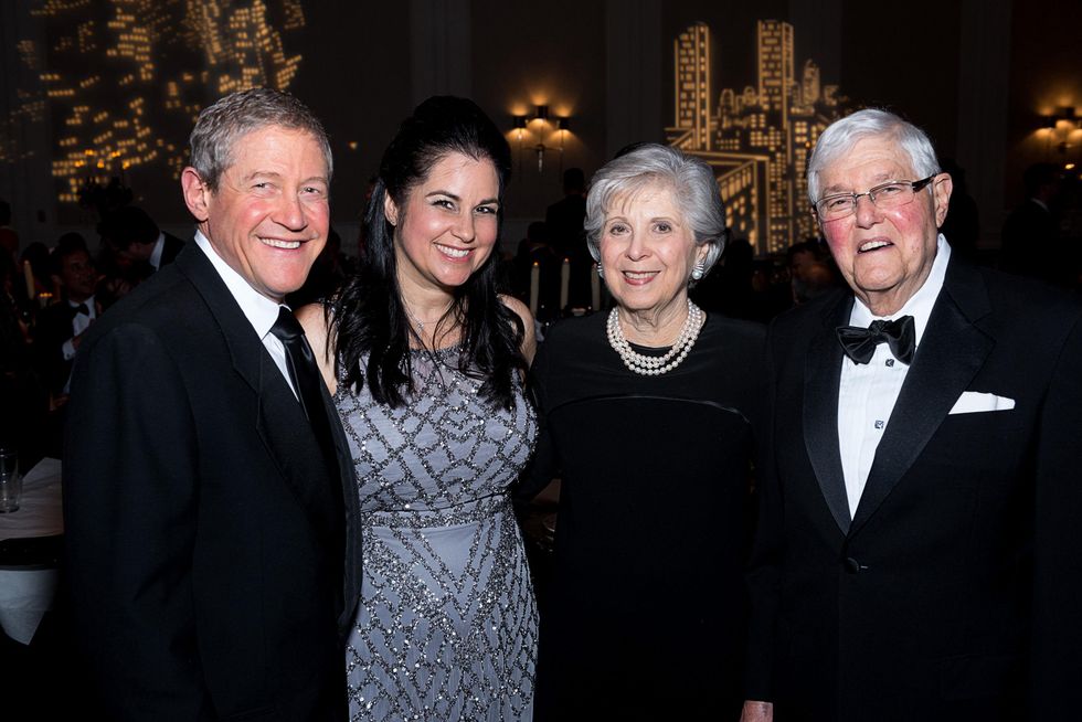 91 Rick and Debbie Kaplan, from left, and Joan and Marvin Kaplan at the Jewish Community Center Children's Scholarship Ball March 2015