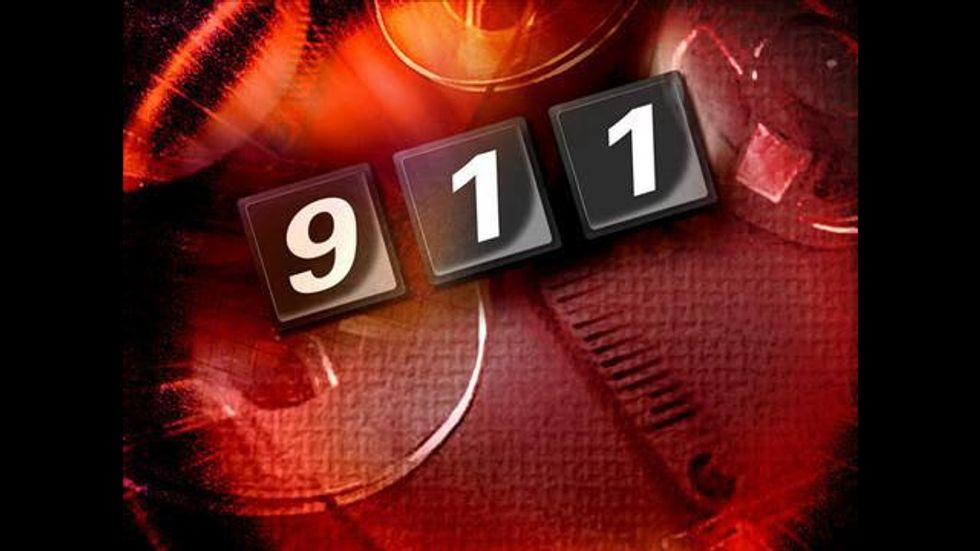 911 emergency police light