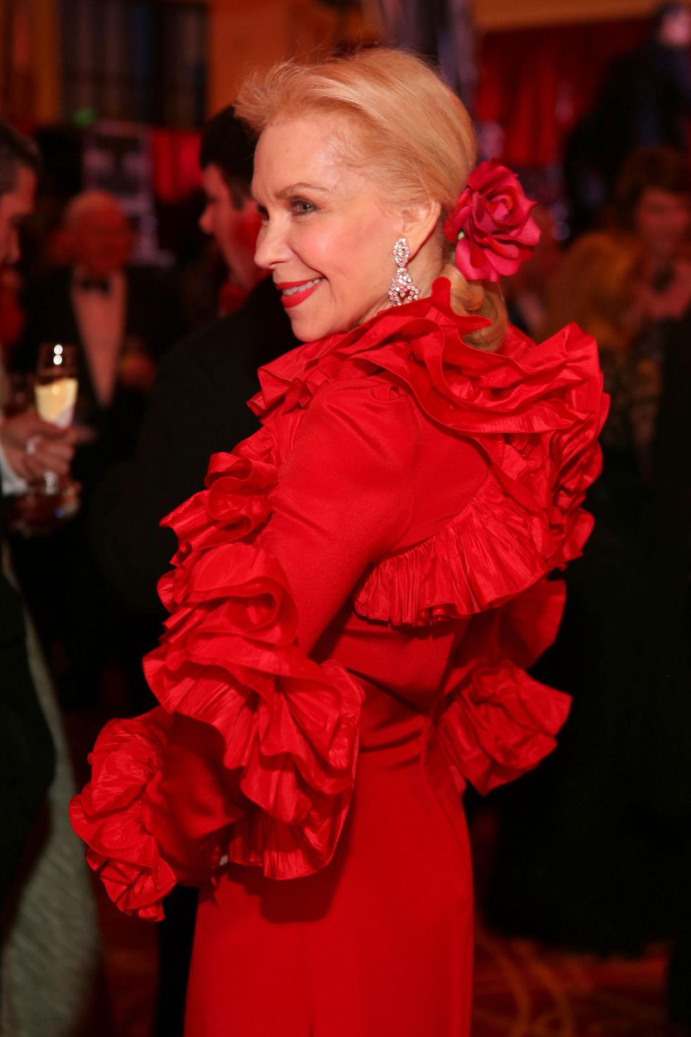 9263 Lynn Wyatt wearing Valentino Best Houston Grand Opera HGO gala gowns April 2015