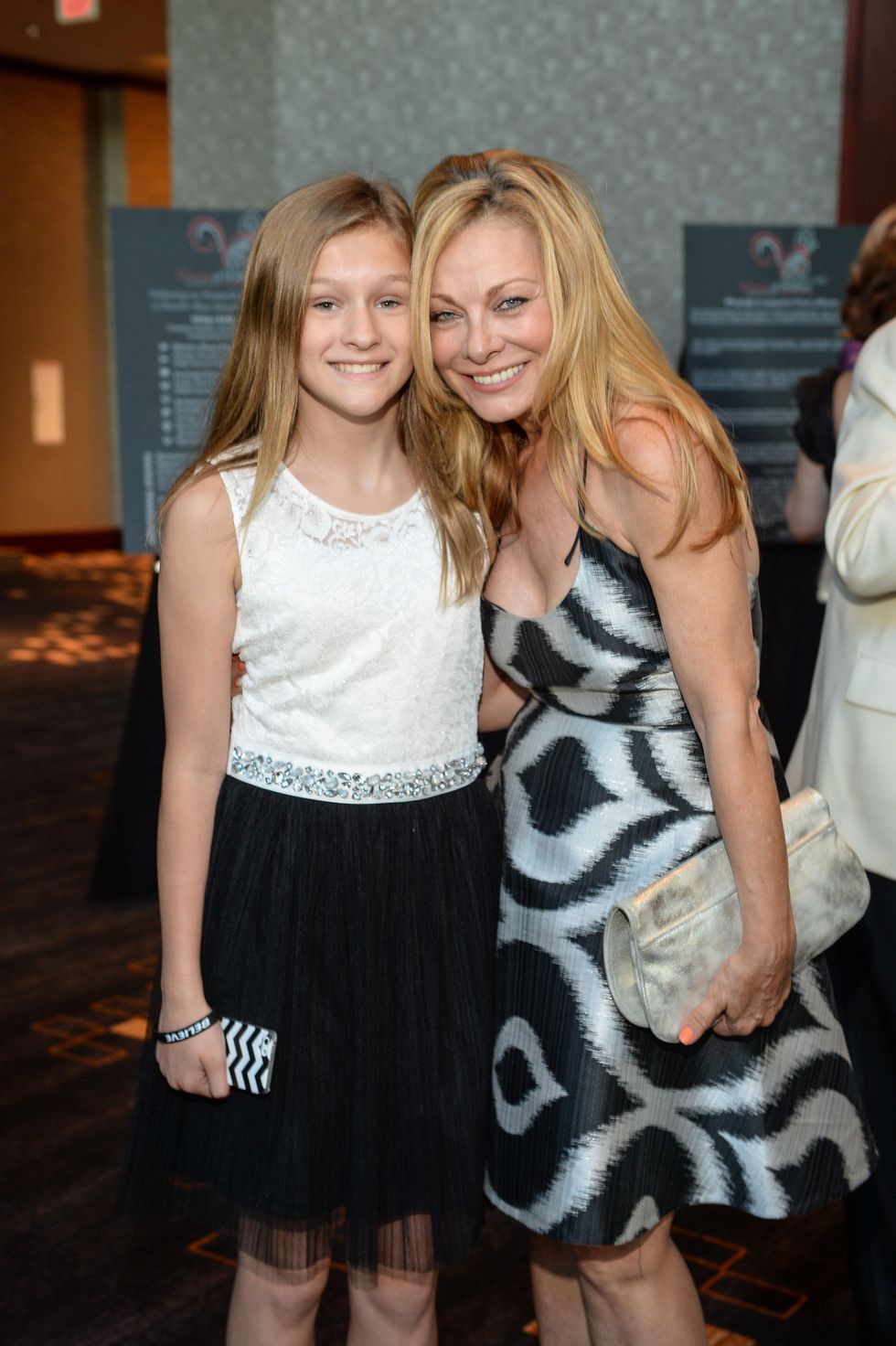 9373 Reagan Eveleth, left, and Page Parks Eveleth at the Virtuosi of Houston Gala May 2014