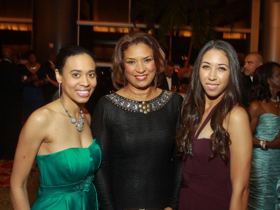 94 Hannah Thibodeaux, from left, Kathy Wells and Allison Wells at the UNCF Gala November 2013
