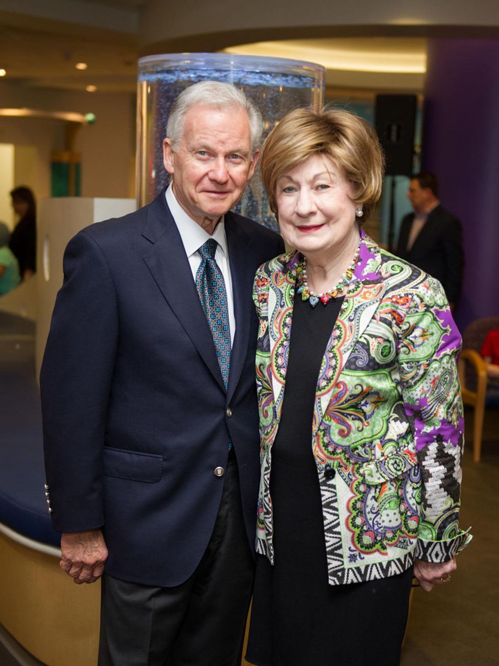 9523 Harry and Cora Sue Mach at the Lester and Sue Smith Clinic dedication at Texas Children's Hospital May 2014