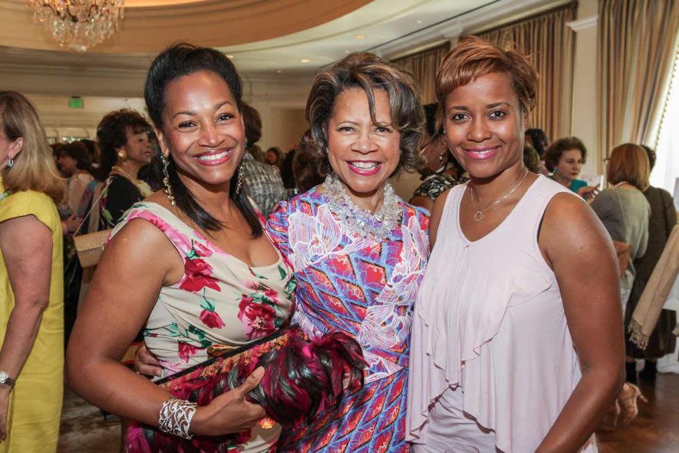 9595 Anita Smith, from left, Merele Yarborough and Deanna Laster at the National Kidney Foundation luncheon May 2014