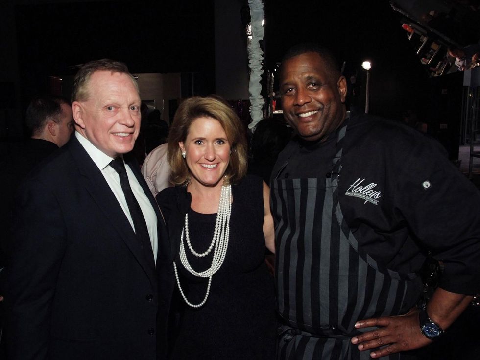 96 Richard Flowers, from left, Kirby McCool and Mark Holley at the Bon Vivant Dinner January 2014