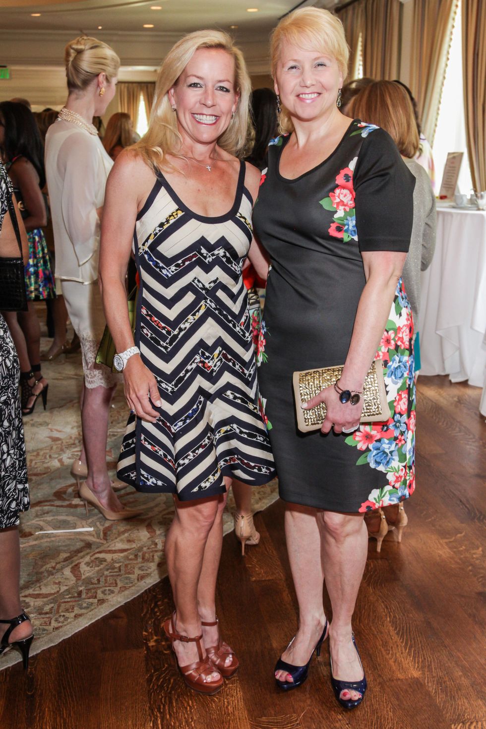 9601 Rosemary Schatzman, left, and Tracey Moore at the National Kidney Foundation luncheon May 2014