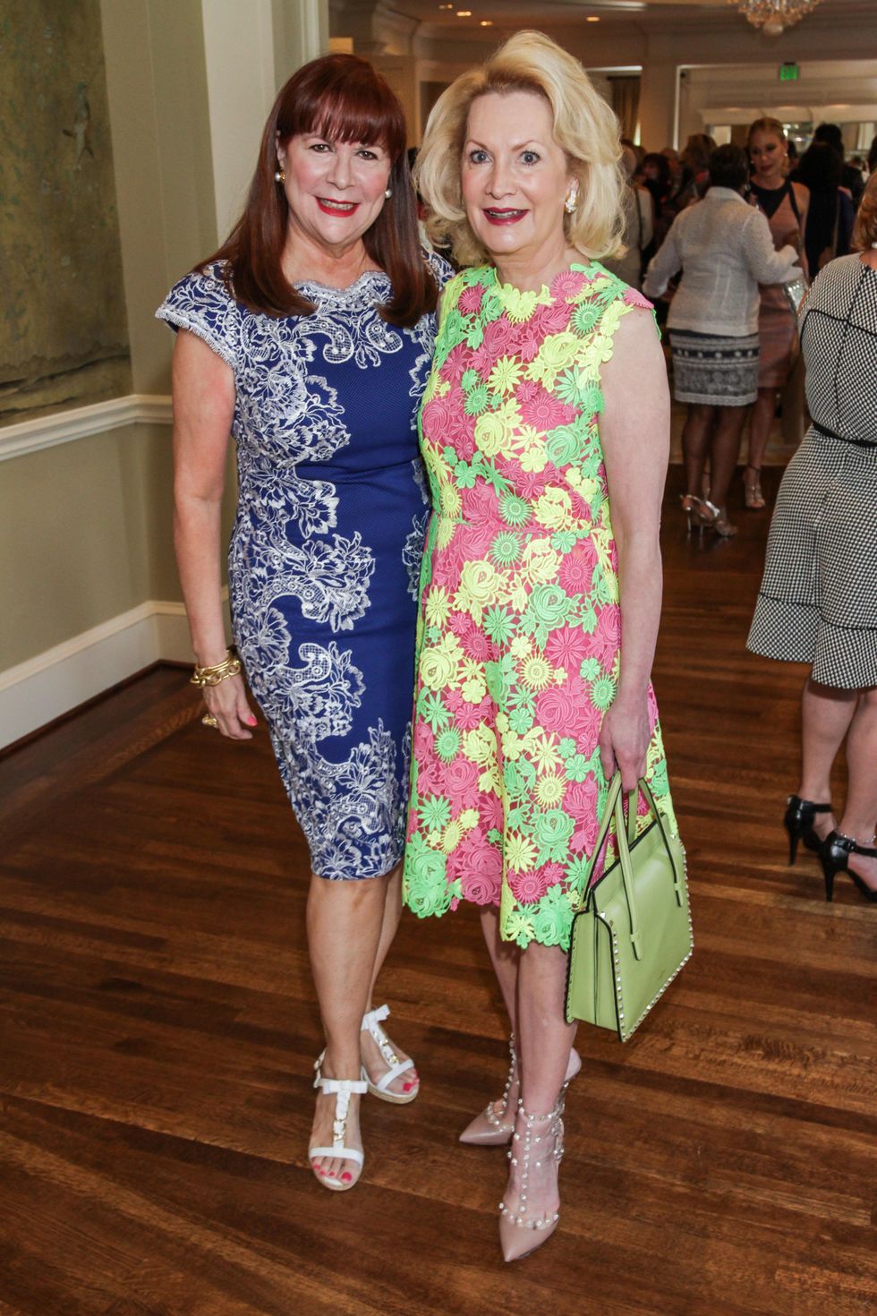 9616 Barbara Van Postman, left, and Kathi Rovere at the National Kidney Foundation luncheon May 2014