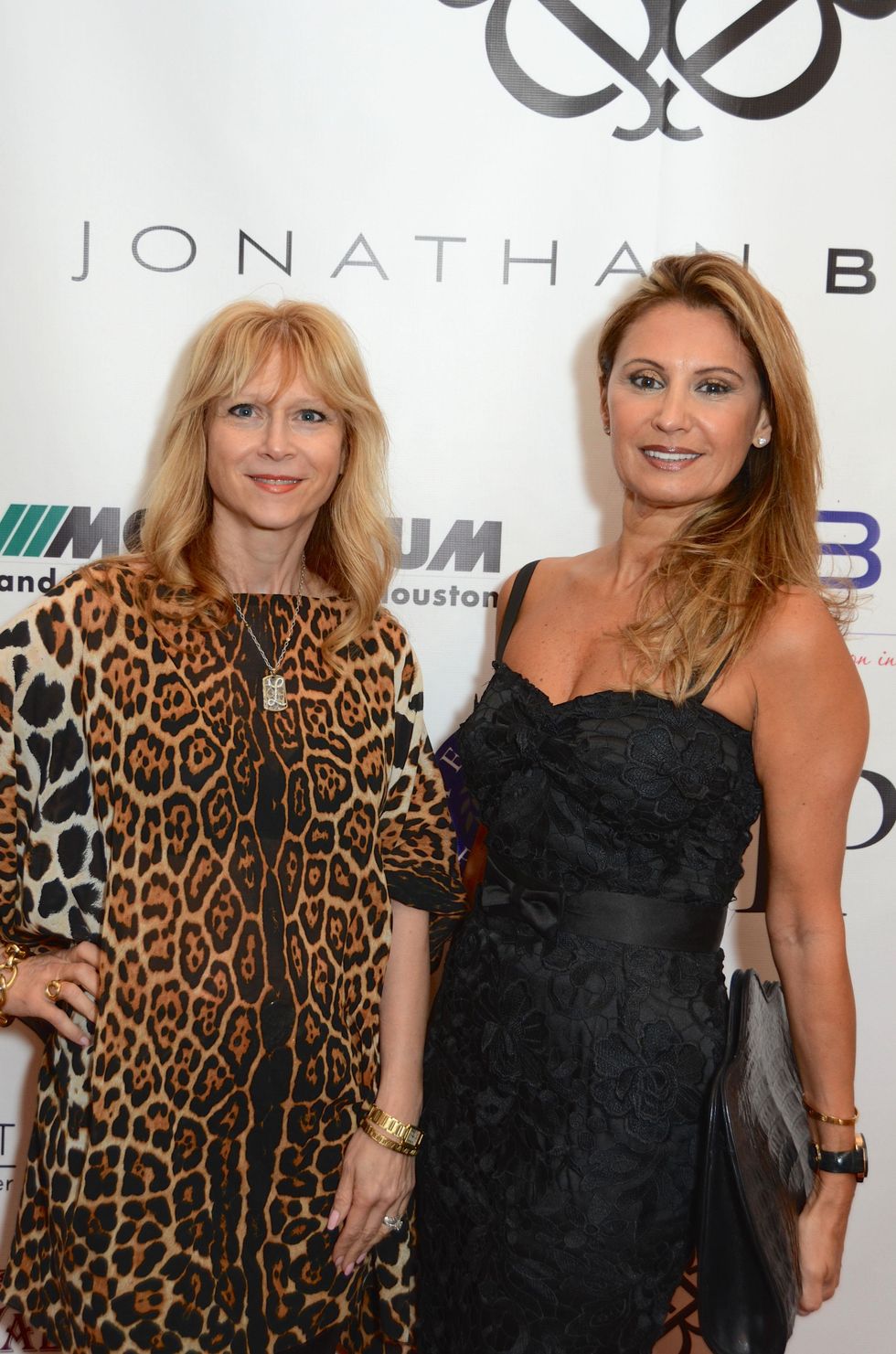 99 Leina Morrison, left, and Varda Dror at the Jonathan Blake fashion show October 2014