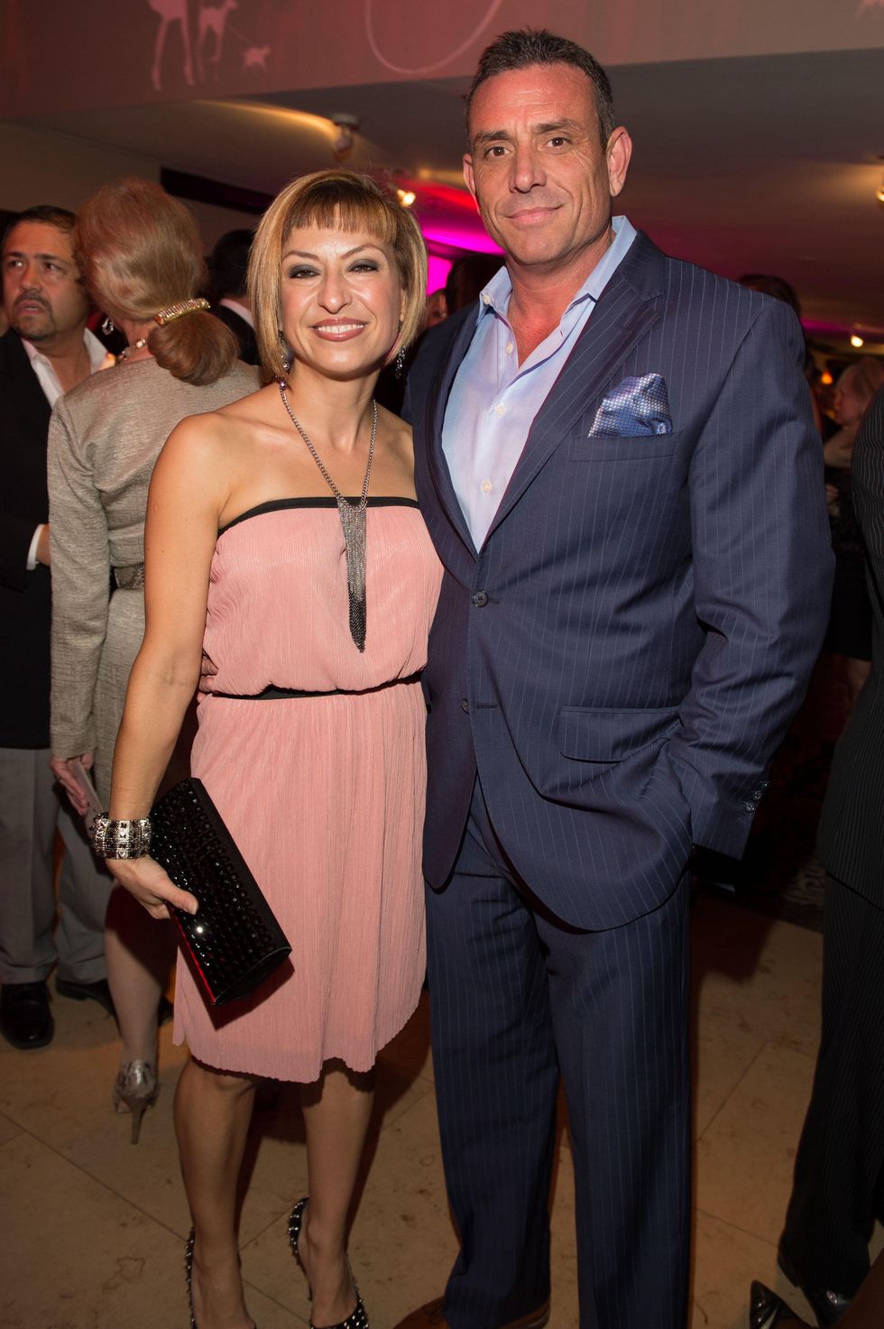 9908 Aysegal and Mike Denney at the Pet Set Soiree September 2014