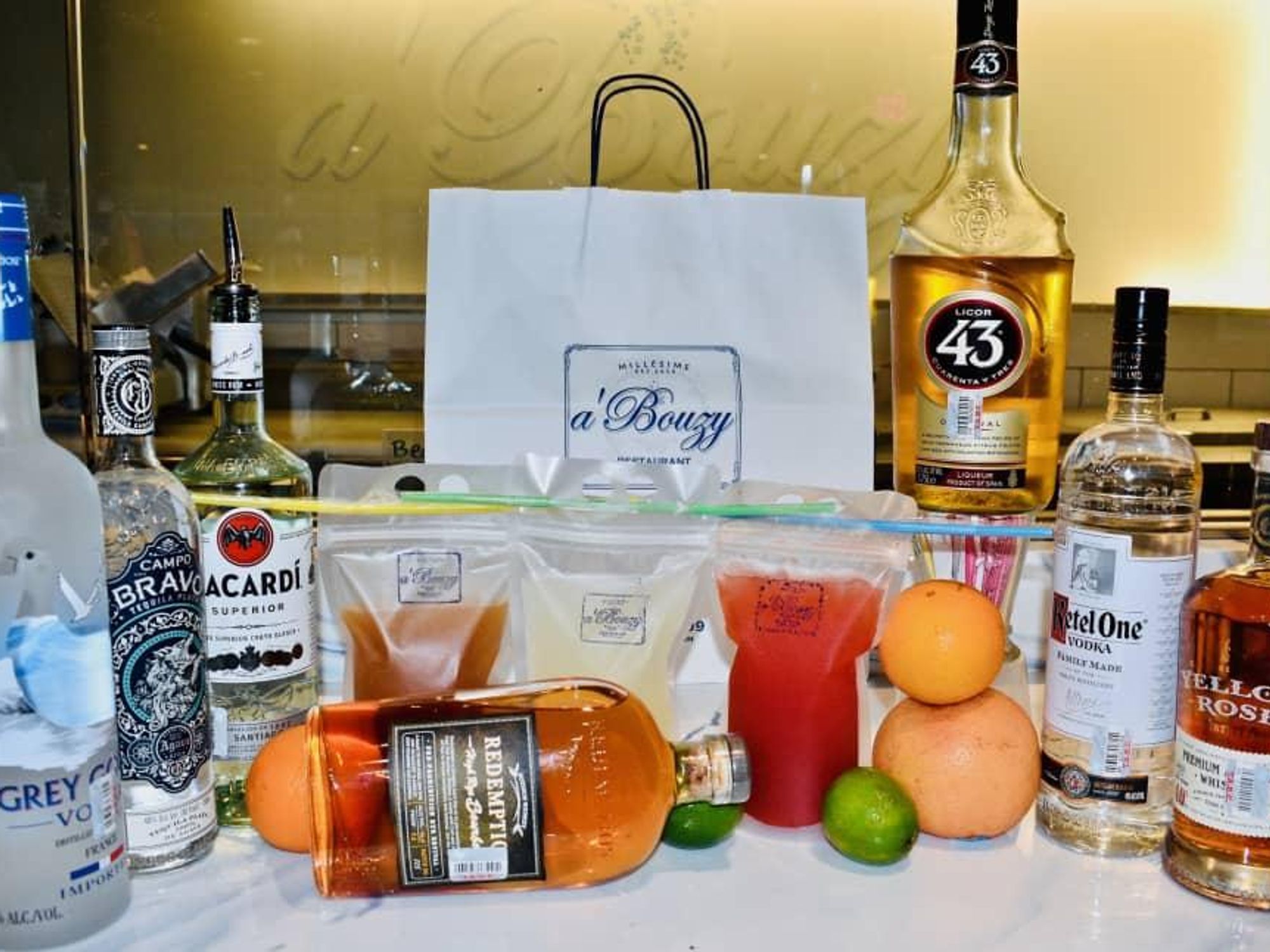 a'Bouzy cocktail to go kit