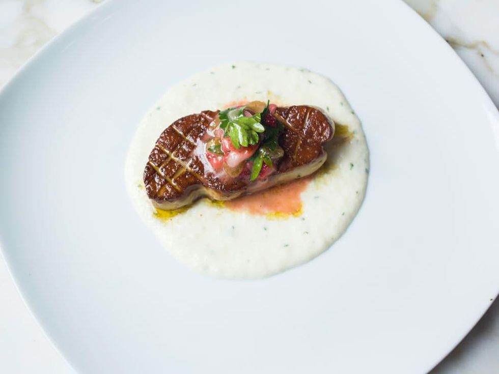 A'Bouzy seared foie gras