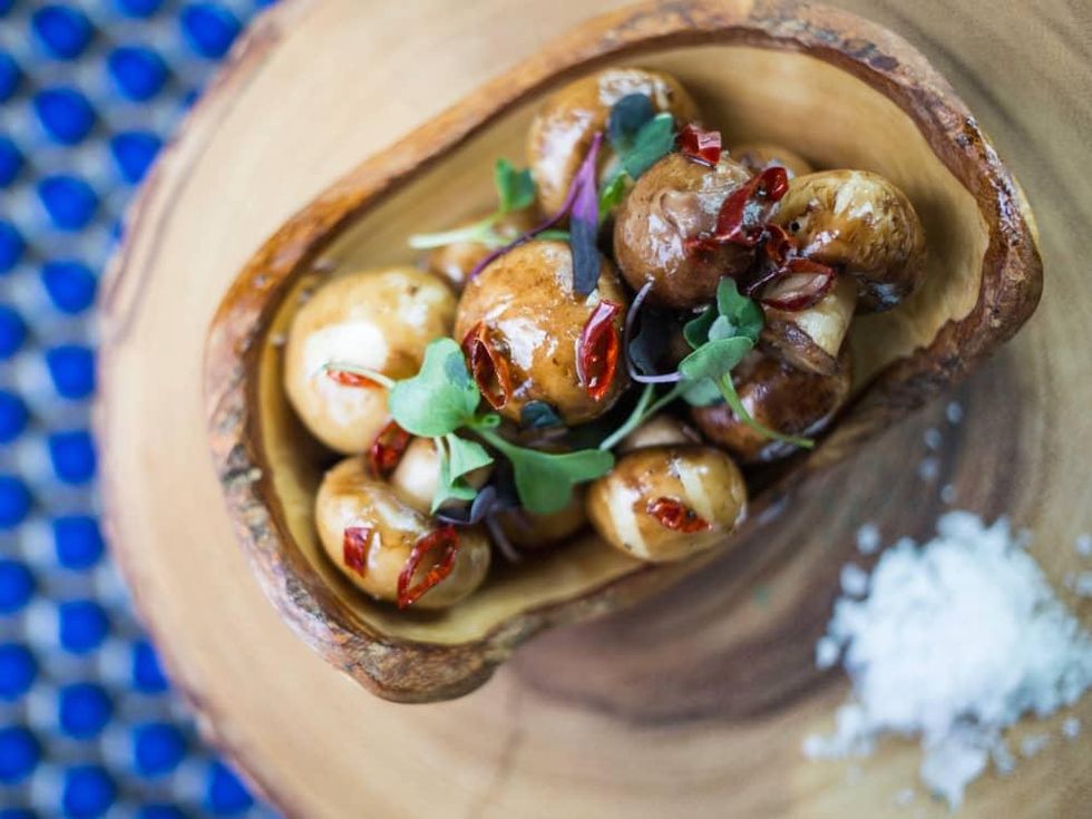 A'Bouzy truffled mushrooms