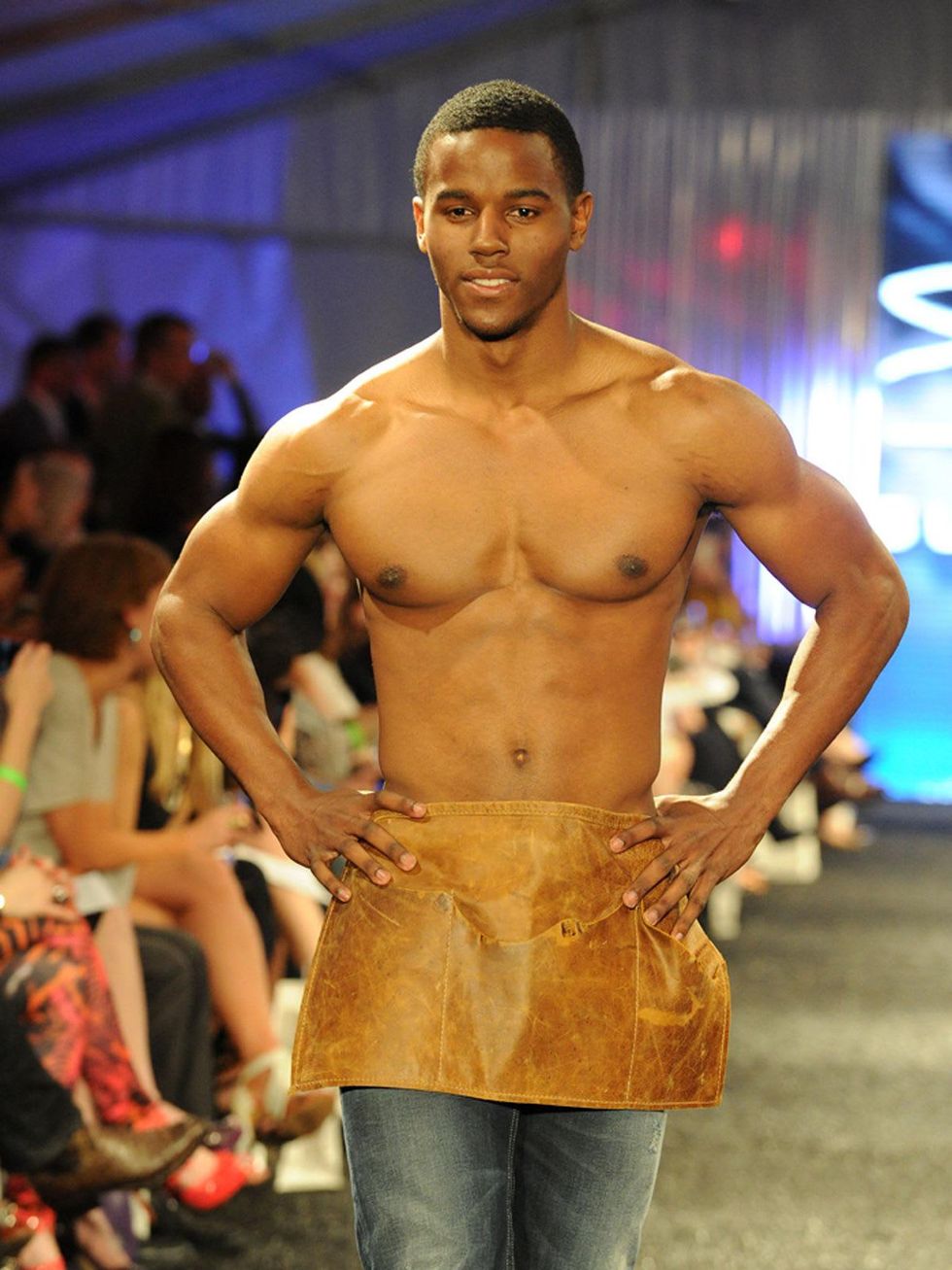 A model at West Ave Fashion on the Avenue March 2014